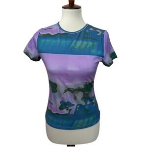 Miaou MINI Tee in Thermal Pastel